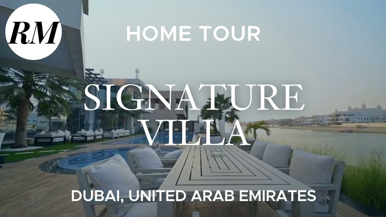 Inside $33M Luxury Dubai Villa on Palm Jumeirah, UAE | Residential Market Property Tour
