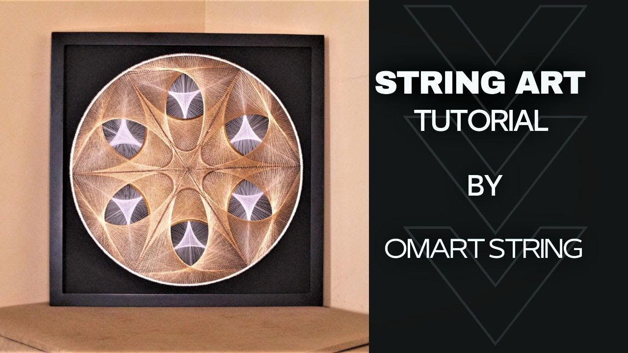 String Art  ,How To Make the best Mandala/diy