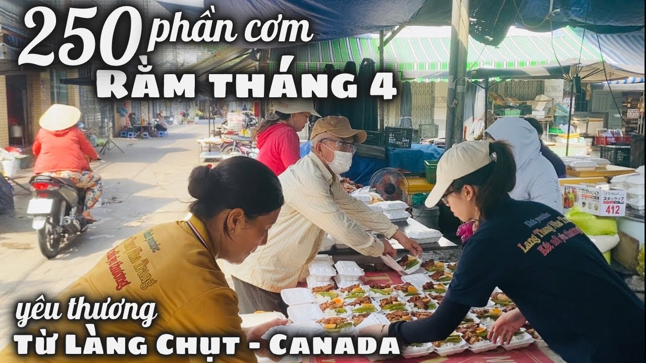 Yêu thương Từ Làng Chụt - Canada Đến Bv Ung Bứu Nha Trang. 250 Phần Cơm Từ Gđ Chị Mai Anh Sĩ. LTNT