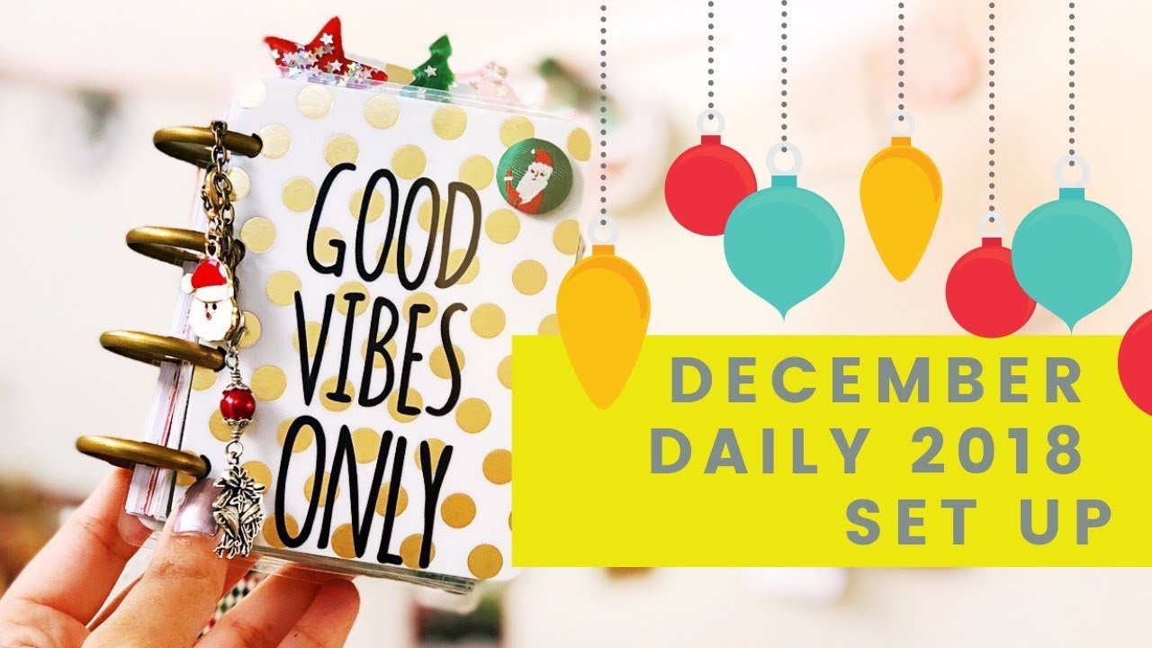 December Daily 2018 Set-Up // Cocoa Daisy // Flip Through // Memory Keeping & Planning