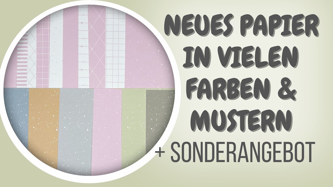 Release Nummer 2 im Januar | Designpapier in neuen Farben und Mustern | plus Sonderangebot