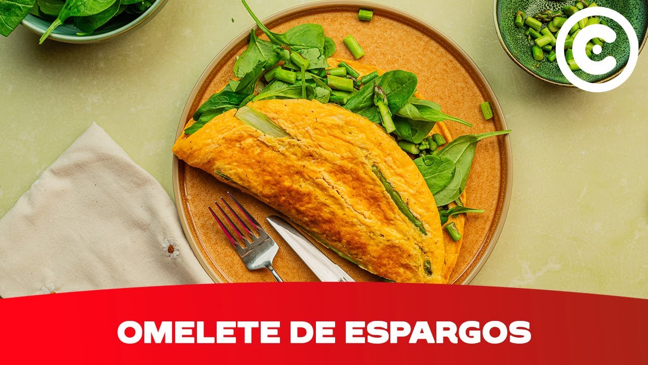 Receita Rápida de Omelete de Espargos