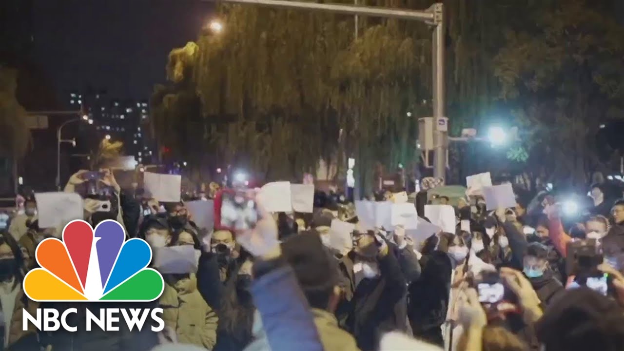 Protests Throughout China Over &lsquo;Zero-Covid&rsquo; Rules