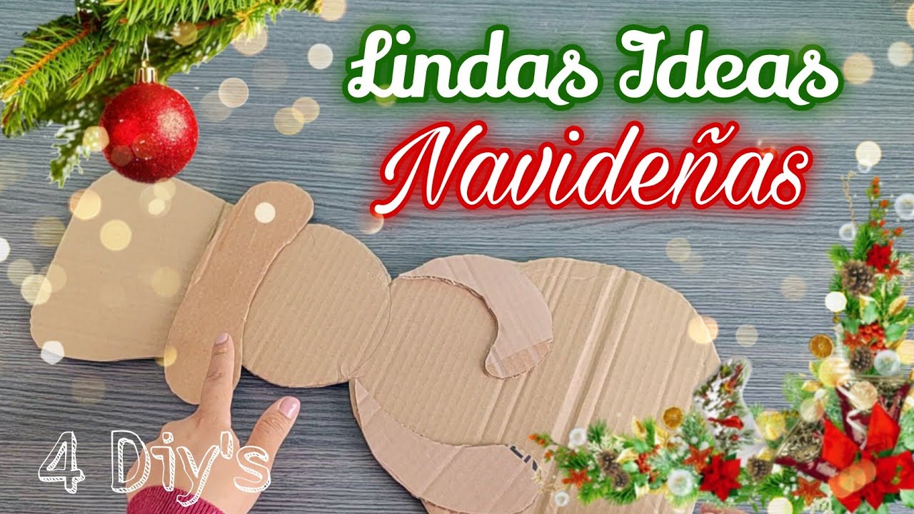 CREA tus propios ADORNOS NAVIDEÑOS 🎄 IDEAS DE MANUALIDADES NAVIDEÑAS / DIY CHRISTMAS / NATAL 2024