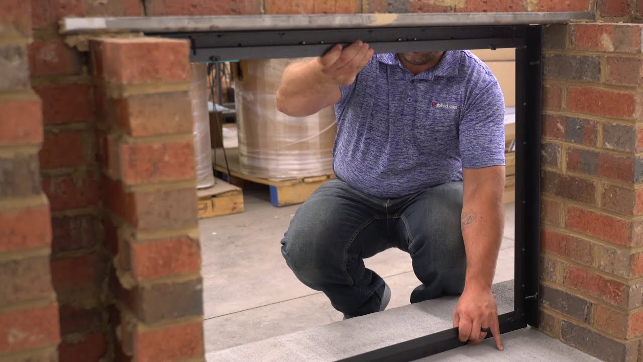 Stoll Fireplace Door Installation - Masonry Inside Fit or Flanges