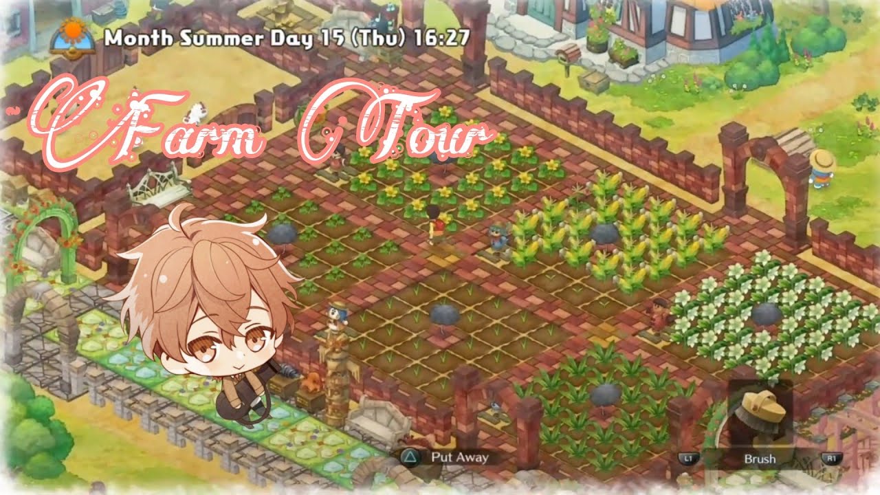 I played Doraemon : Story of Seasons on my Ps4 : Here some completed farm tour 💙😻