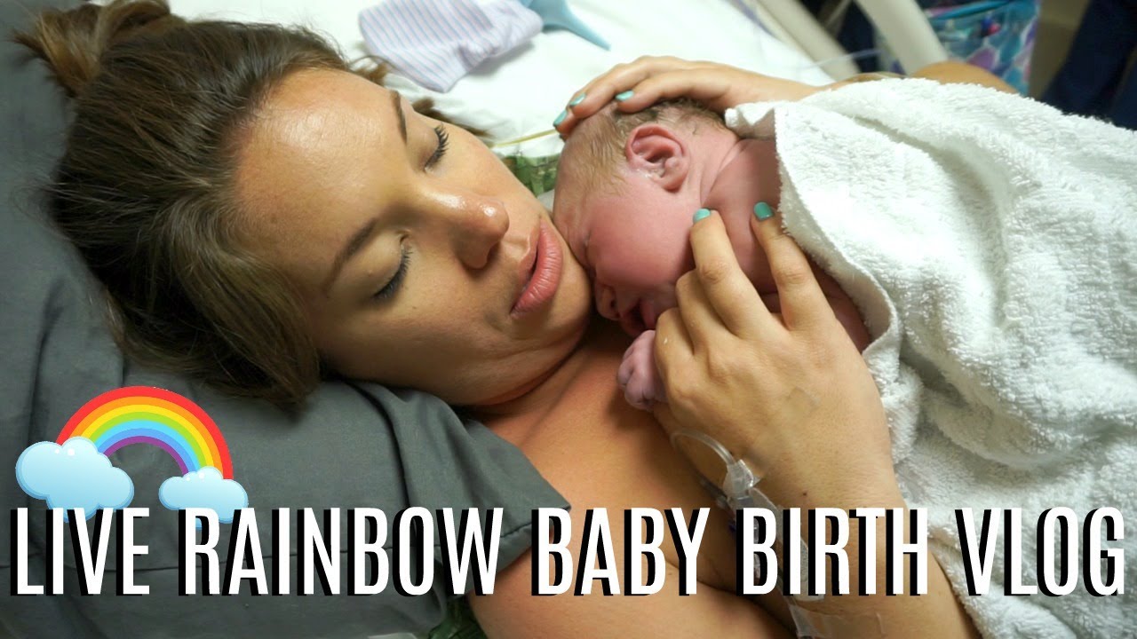 EMOTIONAL RAINBOW BABY BIRTH VLOG!!! | Labor & Delivery Vlog