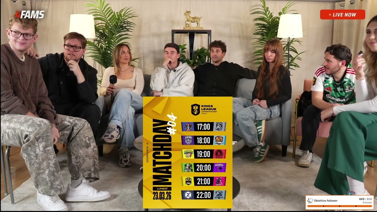 PRONOSTICI GIORNATA 4 KINGS LEAGUE 👑 con Mirko Cisco | 4FAMS
