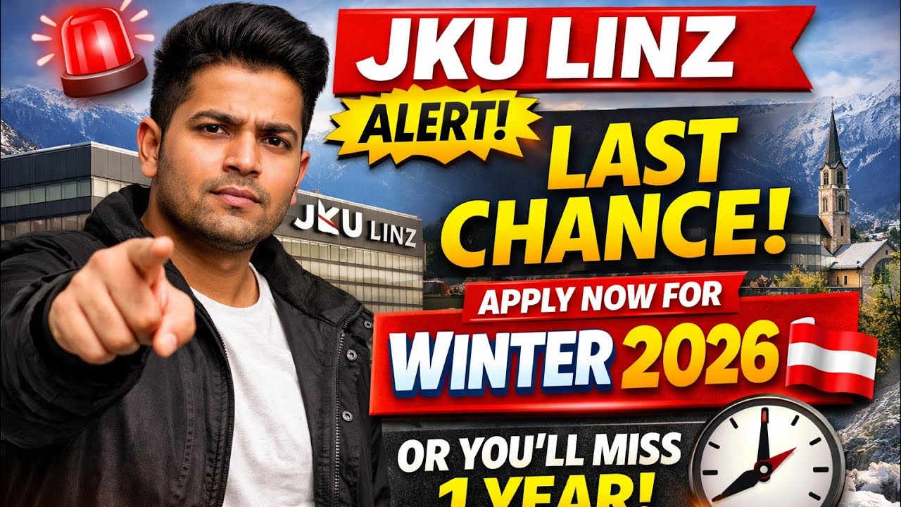 Austria Admission Update 🔔 | JKU Linz Bachelor & Master | 2026 Intake