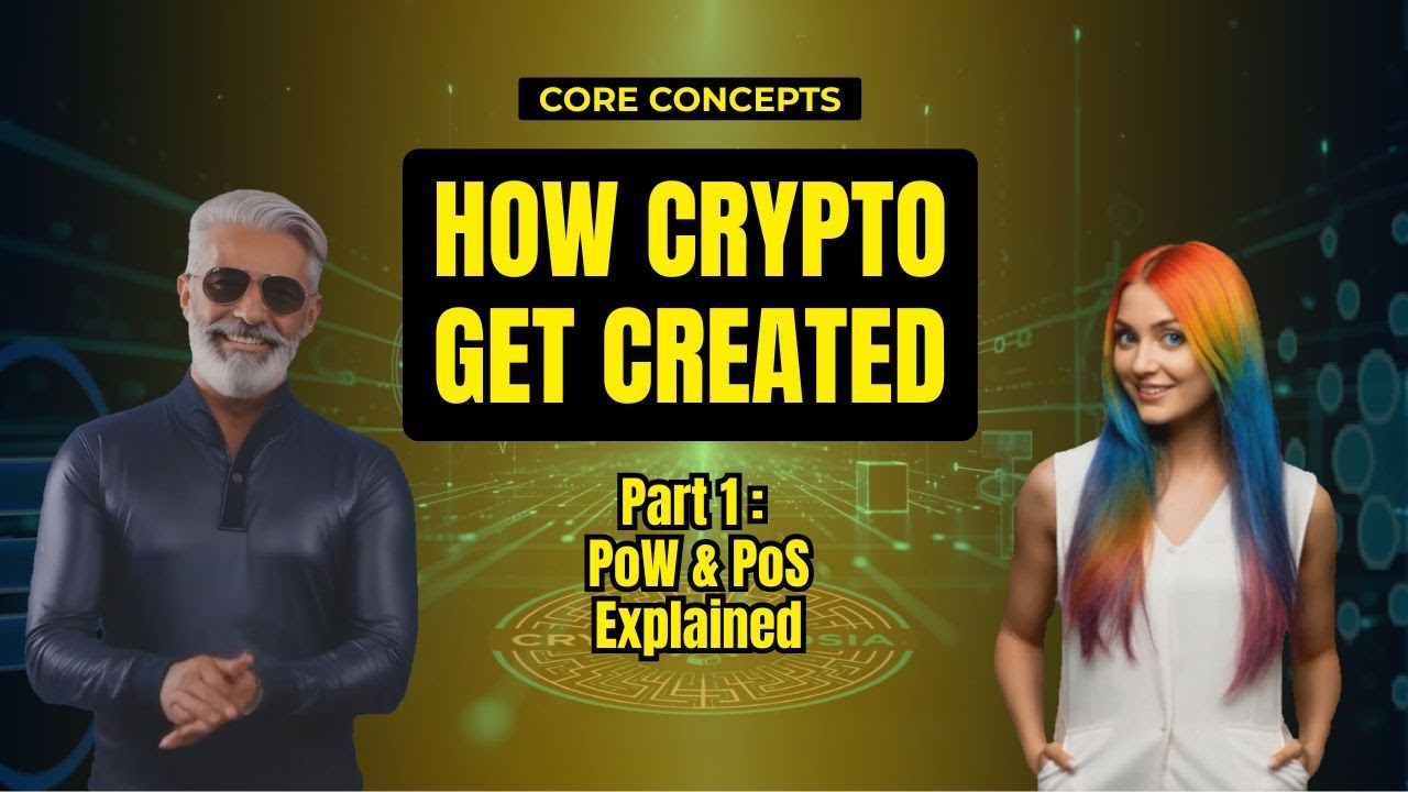 Crypto explained: How Crypto is Made-PoW vs PoS [CRYPTO TUTORIALS]