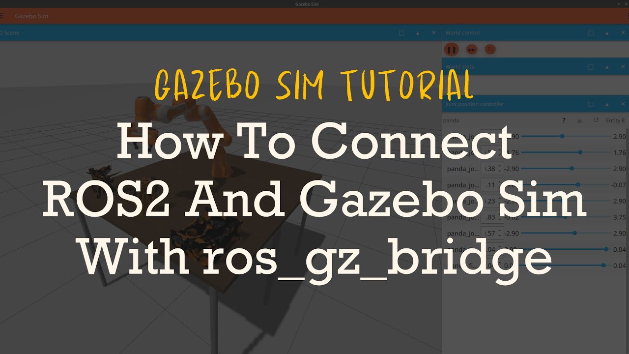 Gazebo Simulation: Соединяем ROS2 и Gazebo Simulation | Connecting ROS2 and Gazebo