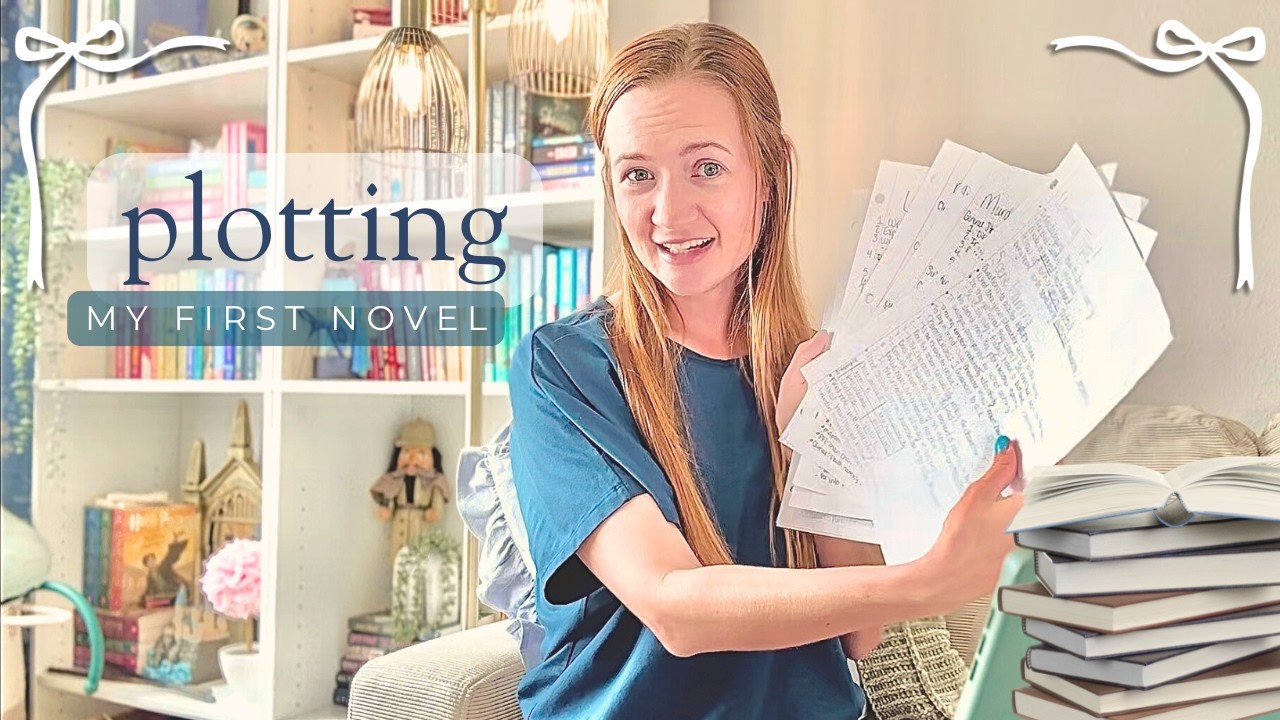 outlining my novel with no experience | beginner writing journey