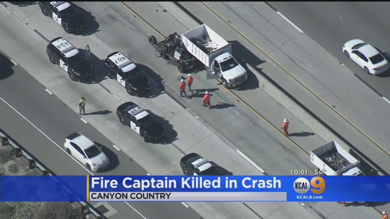 LA County Fire Captain Killed In Crash In Santa Clarita