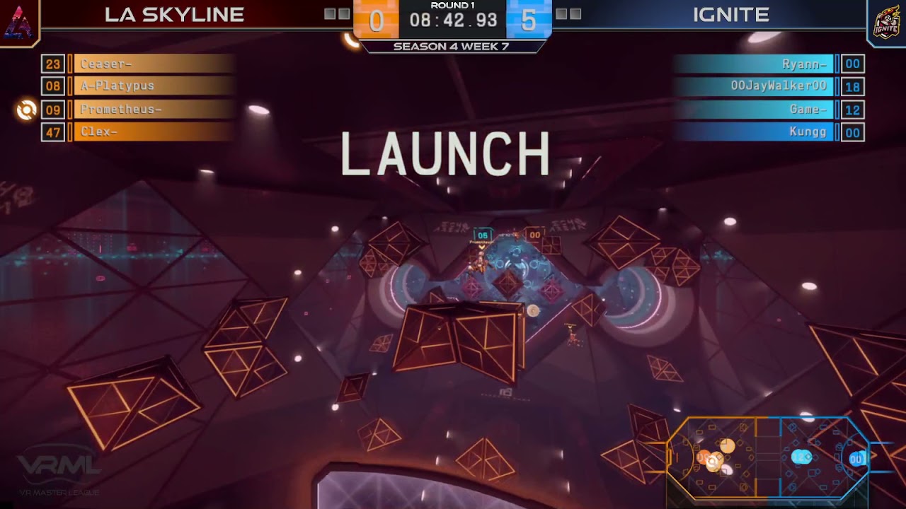 Echo Arena - Ignite vs LA Skyline - Season 4 Week 7 - VRML -------