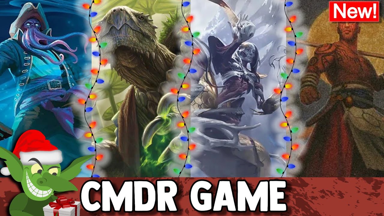 Decembonus #3 Captain N'ghathrod vs Archelos vs Ria Ivor vs Rasaad yn Bashir EDH / CMDR game
