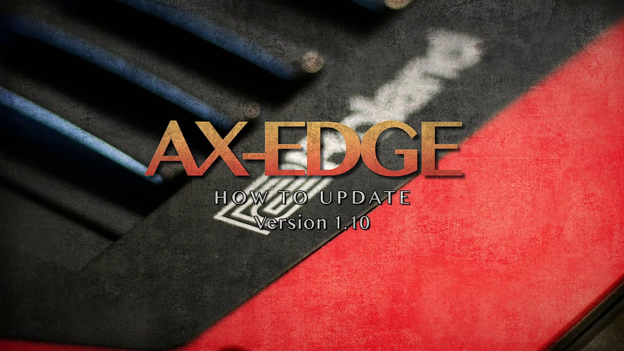 ROLAND | AX Edge |  How to Update v1.10 (Eng)