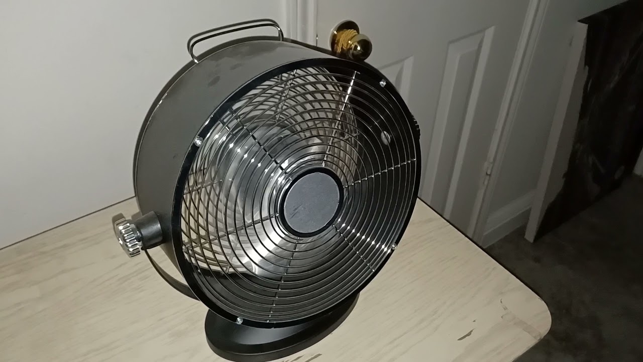Mainstays retro style drum fan