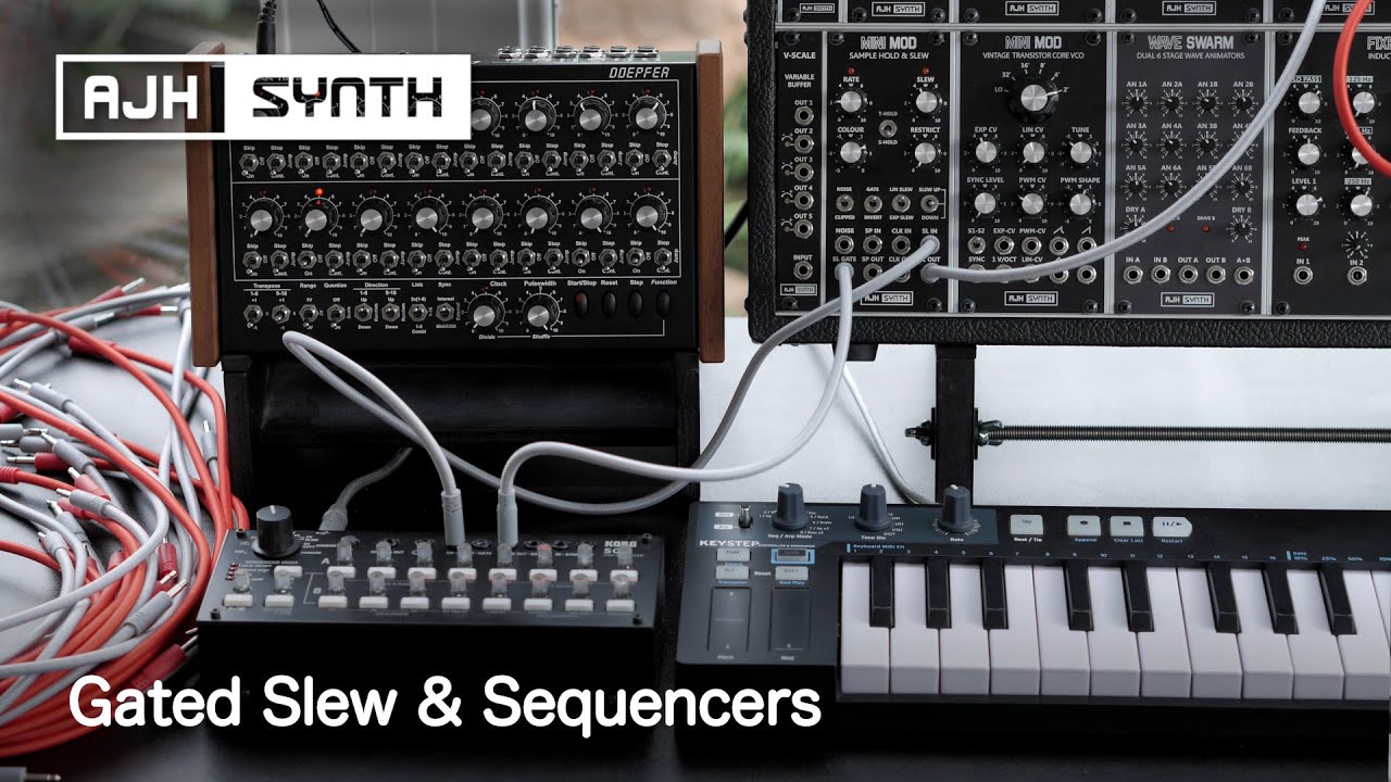 How to use Gated Slew with a Sequencer - Gate signals explained + Sample Hold & Slew module tips