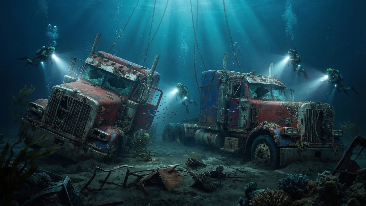 We Salvaged and Fully Restored Two Giant Optimus Prime Robots Lost Beneath the Ocean