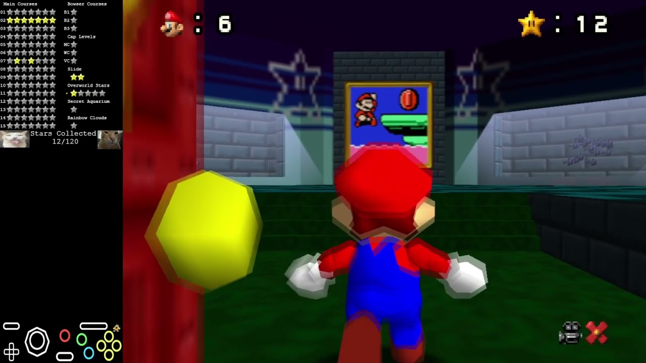 Super Mario 64: Sunset (Savestateless)
