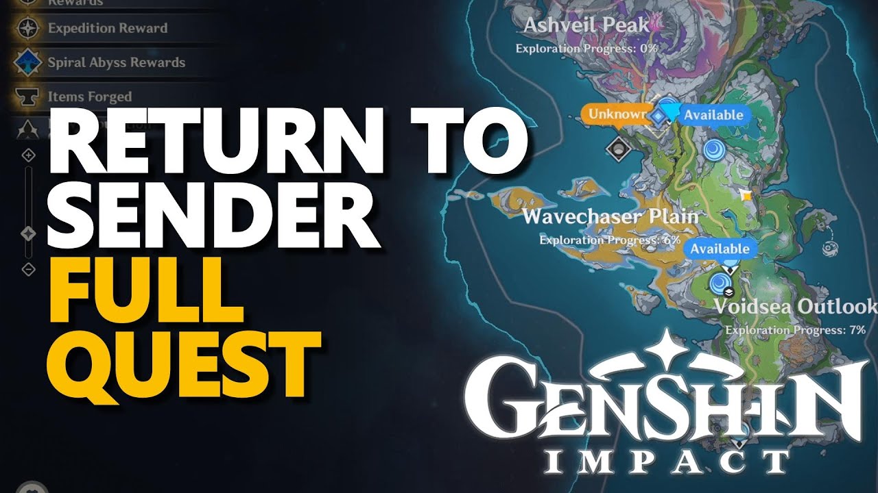 Return to Sender Genshin Impact FULL QUEST