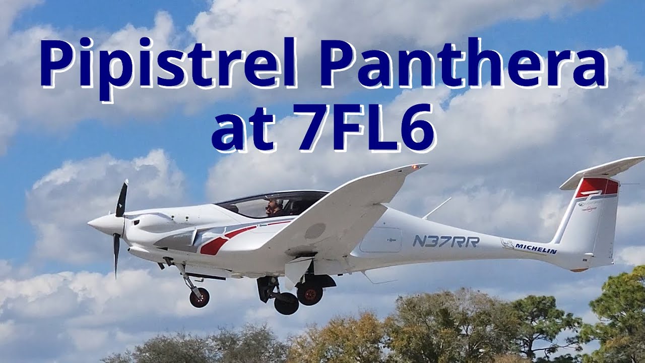 Pipistrel Panthera visits Spruce Creek 7FL6 See the Panthera takeoff and Land at the Creek