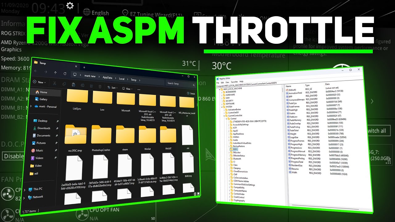 Устранение задержек и задержек PCIe — отключение скрытого ASPM в Windows