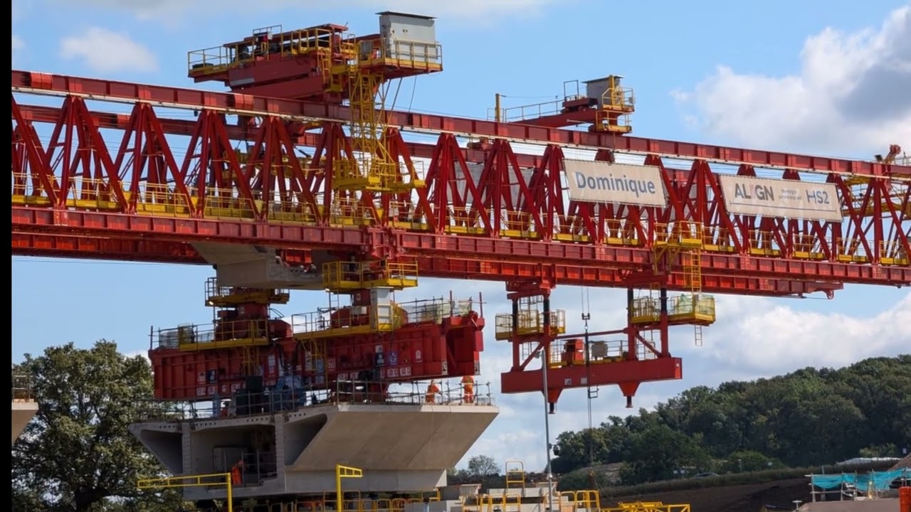 HS2 Colne Valley Viaduct, 4th Progress video, Hillingdon West London.