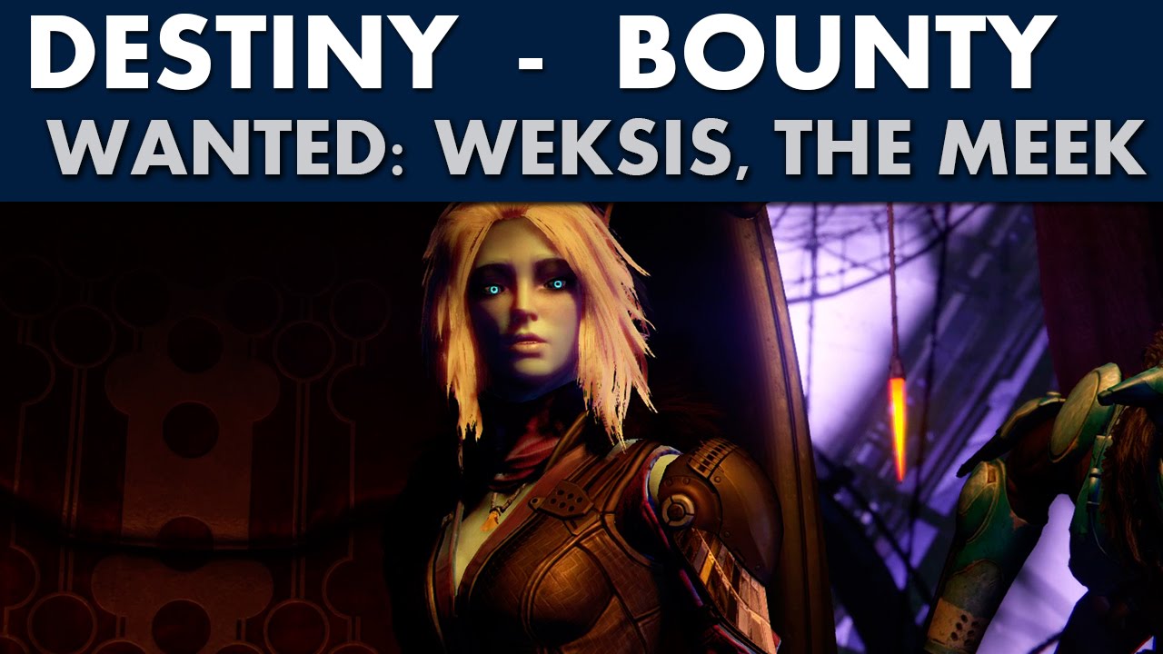 Destiny Bounty - WANTED: Weksis the Meek + Ether Key Chest location