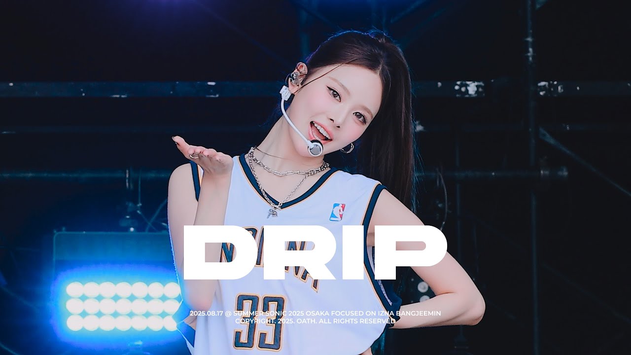 [4K] 250817 SUMMER SONIC 2025 OSAKA 썸머소닉 - 'DRIP' izna JEEMIN 이즈나 방지민 직캠 fancam
