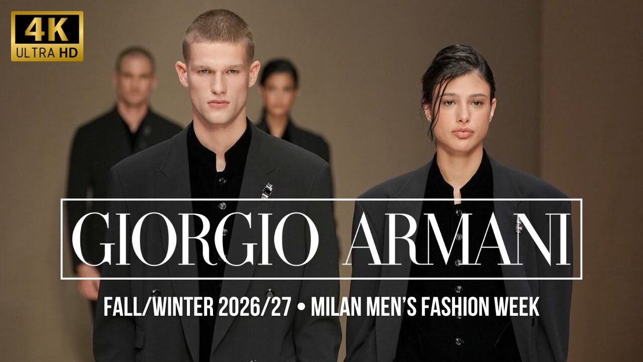 GIORGIO ARMANI Men’s Fall/Winter 2026/27: Timeless Elegance