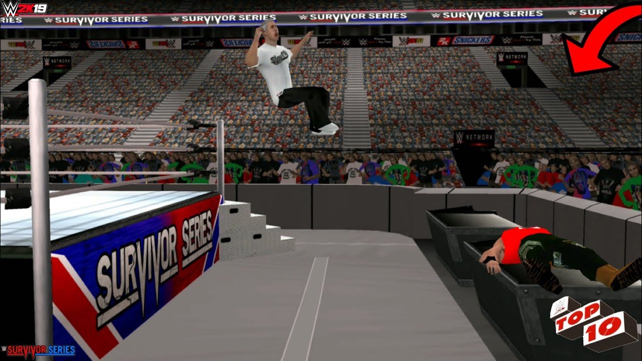 WWE 2K19 ANDROID - WWE Survivor Series 2018 Top10 shocking moments WWE 2K19/SVR11