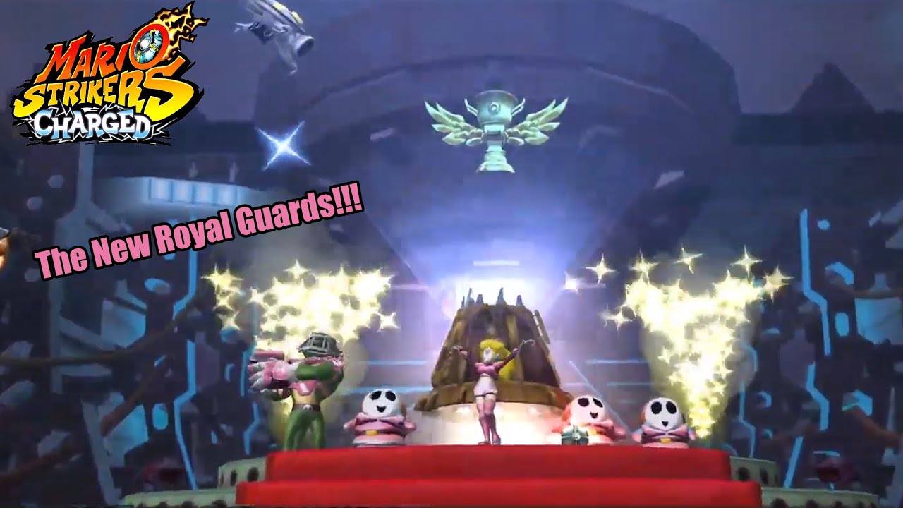 Mario Strikers Charged but Shy Guy is the New Royal Guards