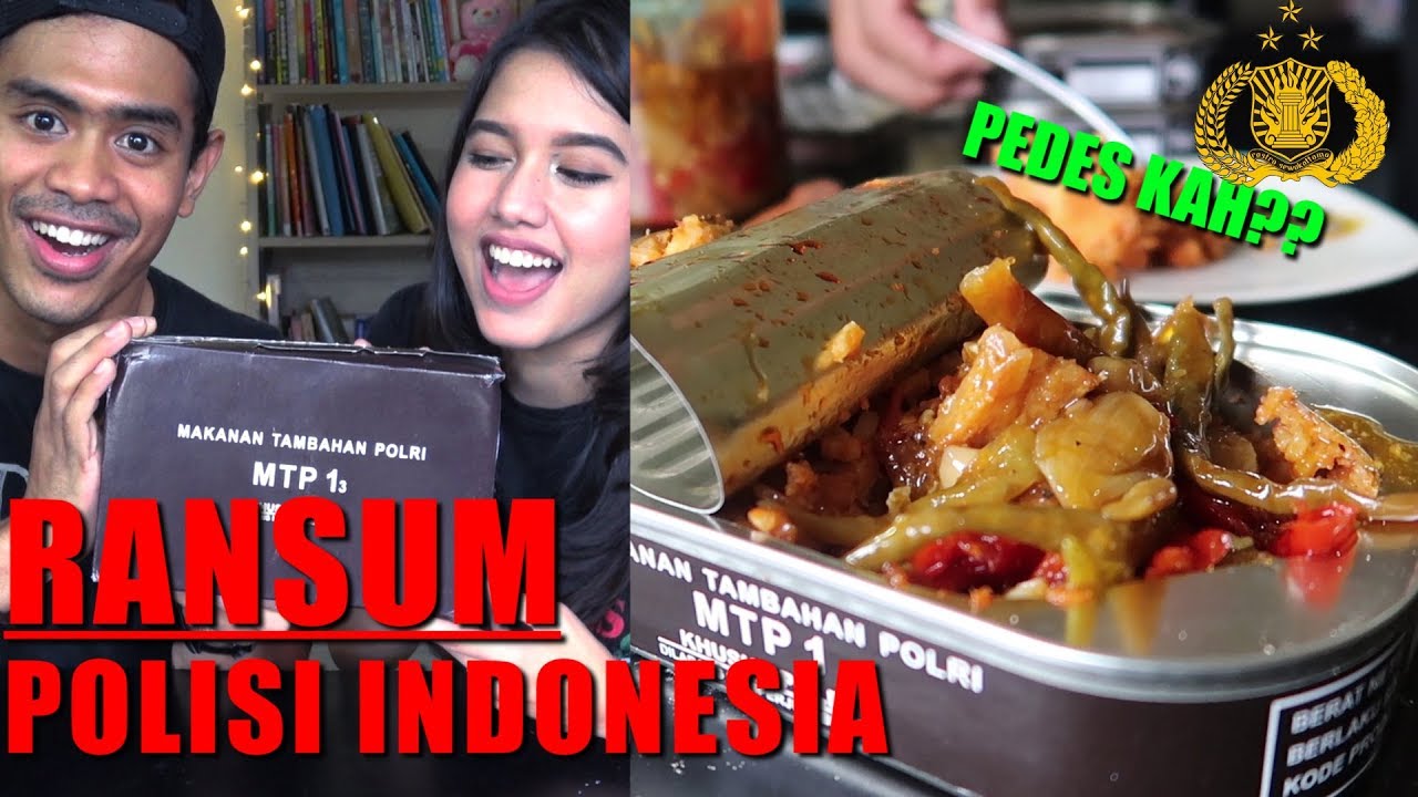 SUMPAH!!! Ransum POLISI INDONESIA (MRE) ternyata enak banget ft SHELY CHE