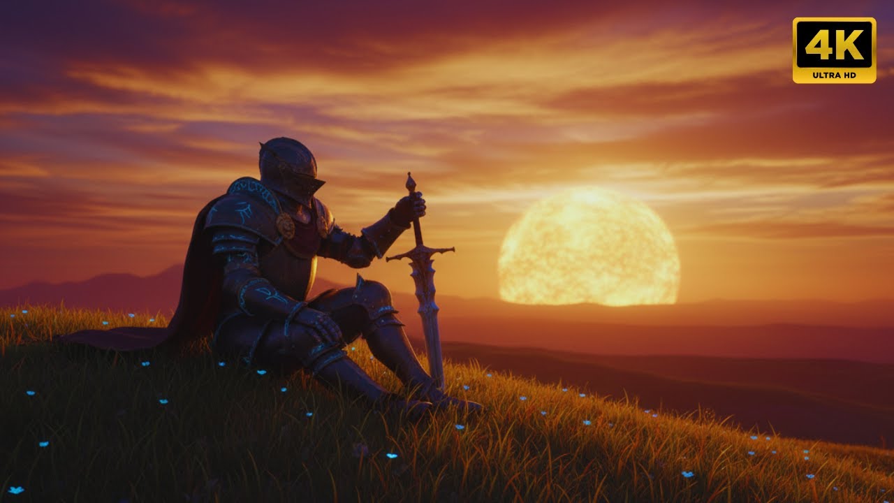 FANTASY MUSIC || CHILLING IN THE FOREST || 4K Ultra Realistic Tranquil World Of Knights