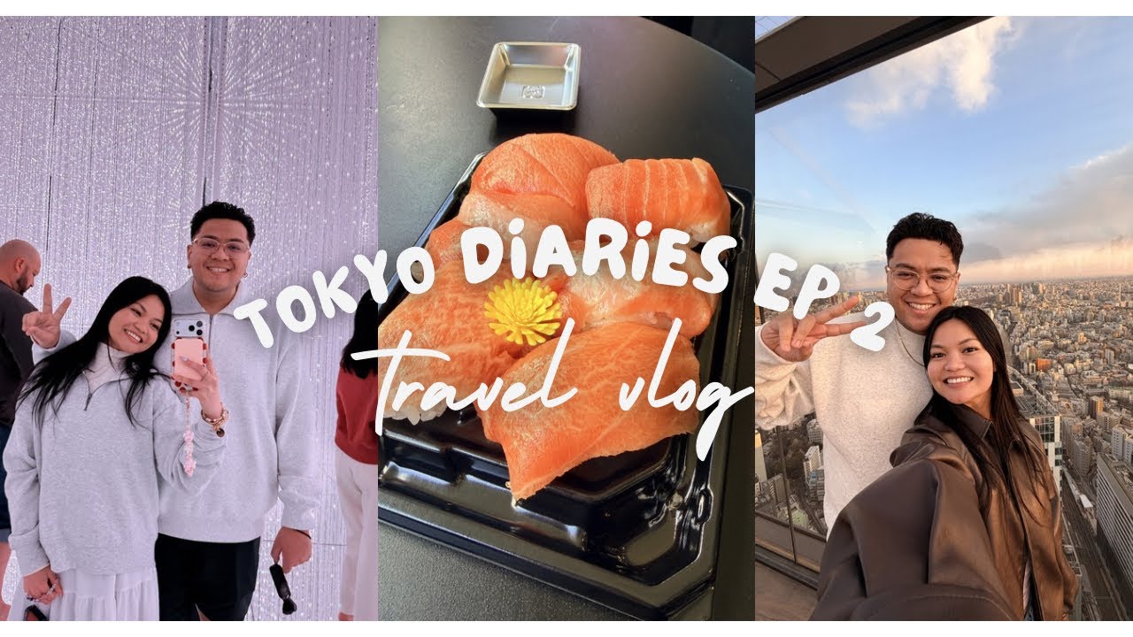 Tokyo Diaries Ep. 2 — teamlab planets, tsukiji market & shibuya sky