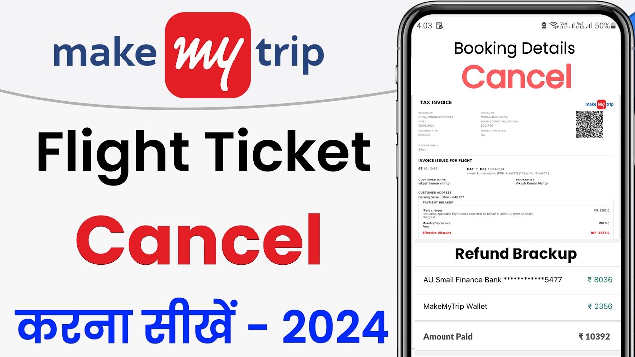 make my trip flight ticket cancellation refund | mmt flight ticket cancellation & reshedule charges