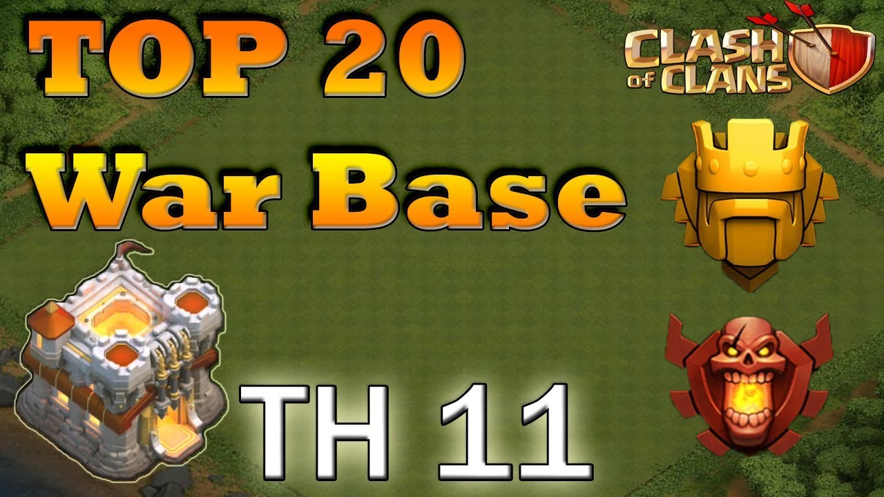 Top 20 incredible TH 11 War Bases - Clash Of Clans (Copy link in description)