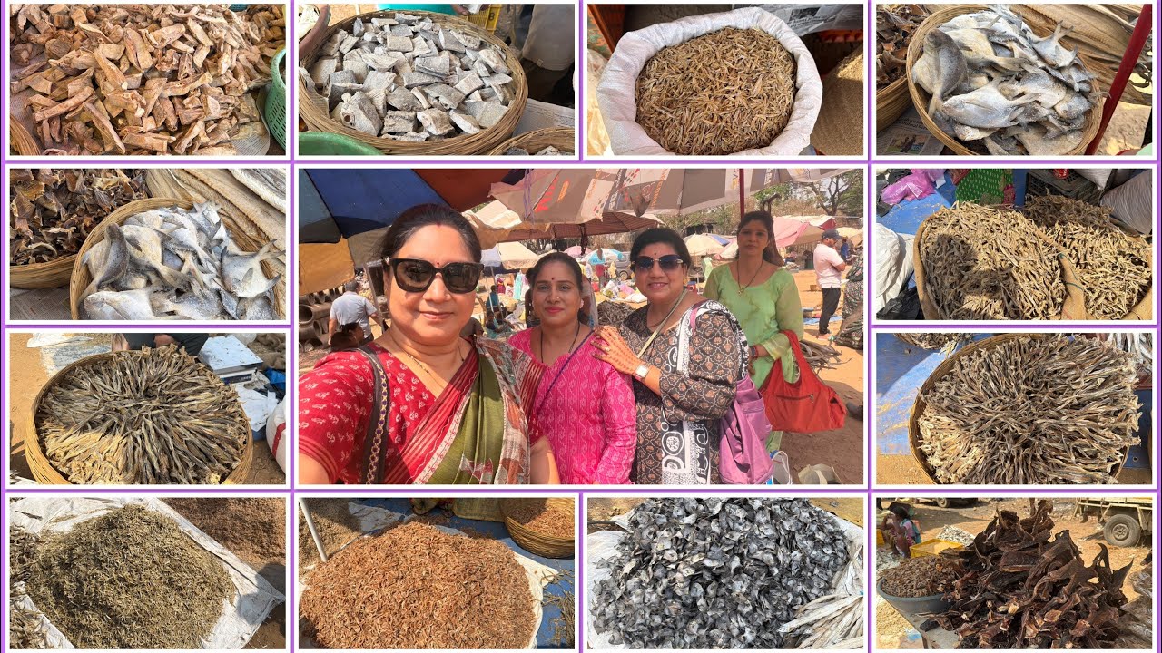 आम्ही मैत्रिणी गेलो सुक्की मासळी च्या बाजारात /Dry fish market/सुक्की मासळीचा बाजार 