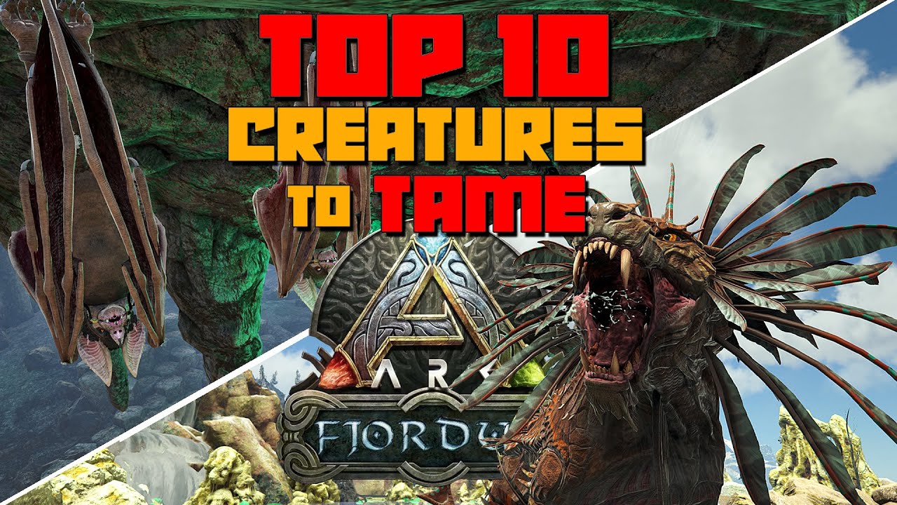 ARK: ТОП-10 существ, которых НУЖНО приручить на ФЬОРДУРЕ, и почему!