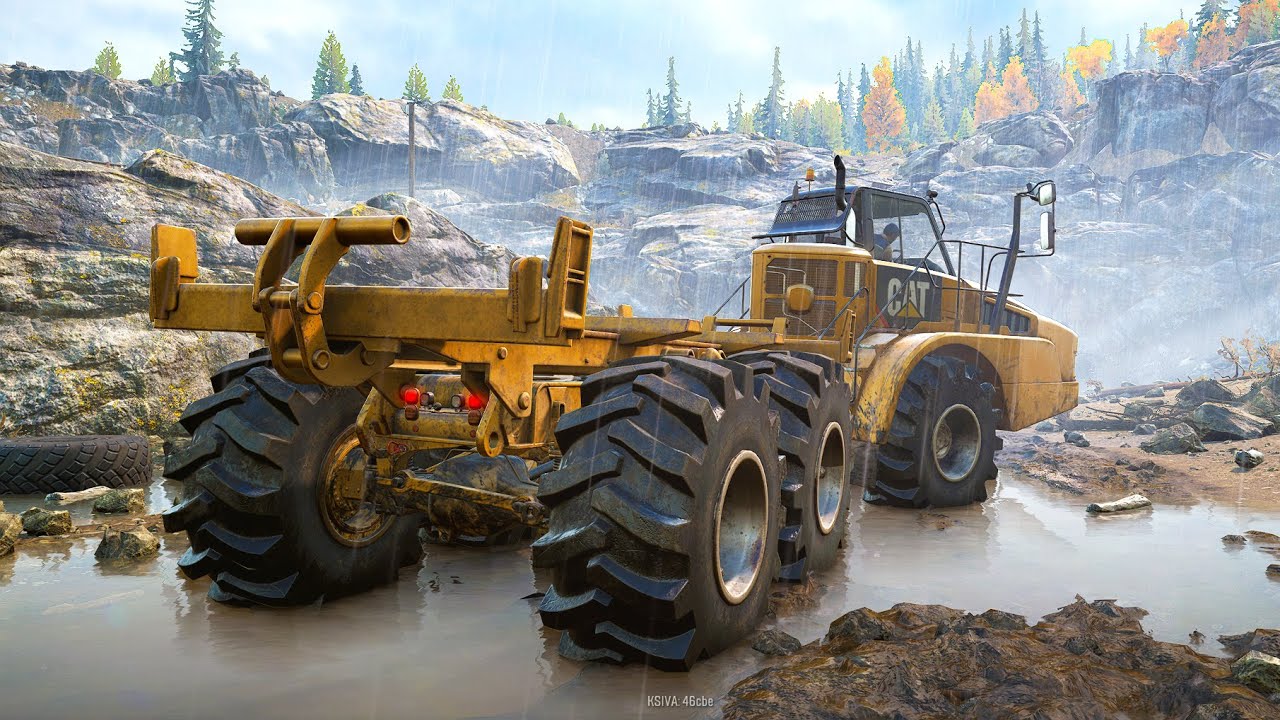 SnowRunner Caterpillar 745c Cargo Container Delivered - Gameplay Walkthrough Ep.19!