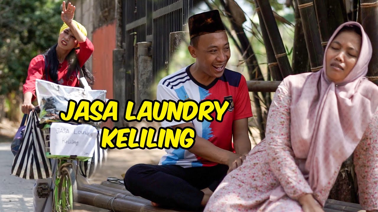 JASA LAUNDRY KELILING || POLISI MOTRET || PAK BHABIN #pakbhabinterbaru