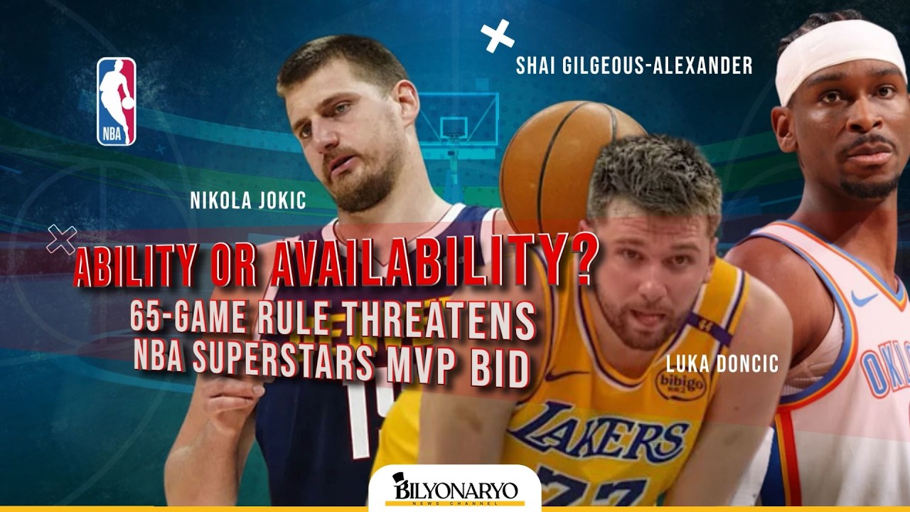 Гонка за звание MVP НБА всколыхнута правилом 65 игр — доступность против способностей | The Score...