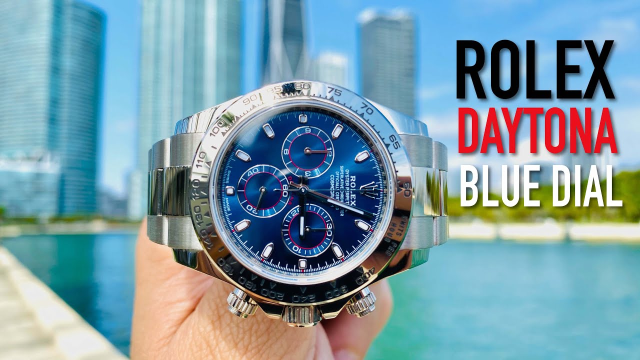 Следующий источник дохода от Rolex? - Rolex Daytona с синим циферблатом!