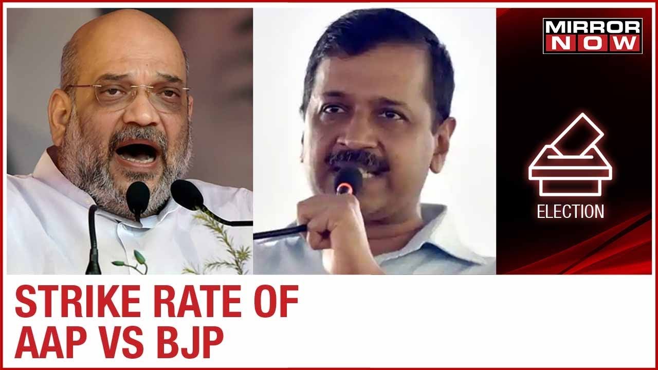 Delhi election results 2020: Strike rate of AAP vs BJP