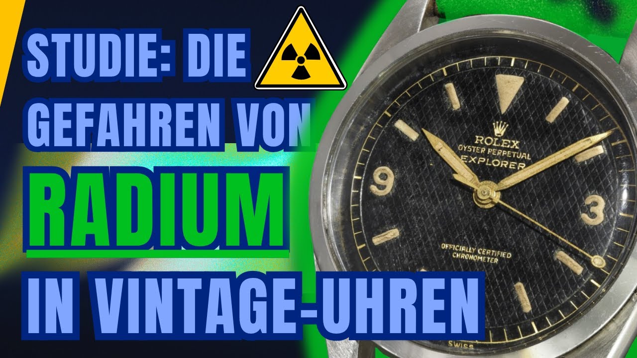 Vintage-Uhren mit RADIUM - so GEFÄHRLICH sind sie wirklich