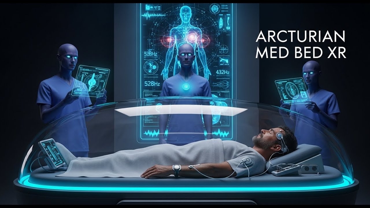 Arcturian Med Bed Activation | DNA Repair & Cellular Regeneration Through Light Codes, Starseed Code