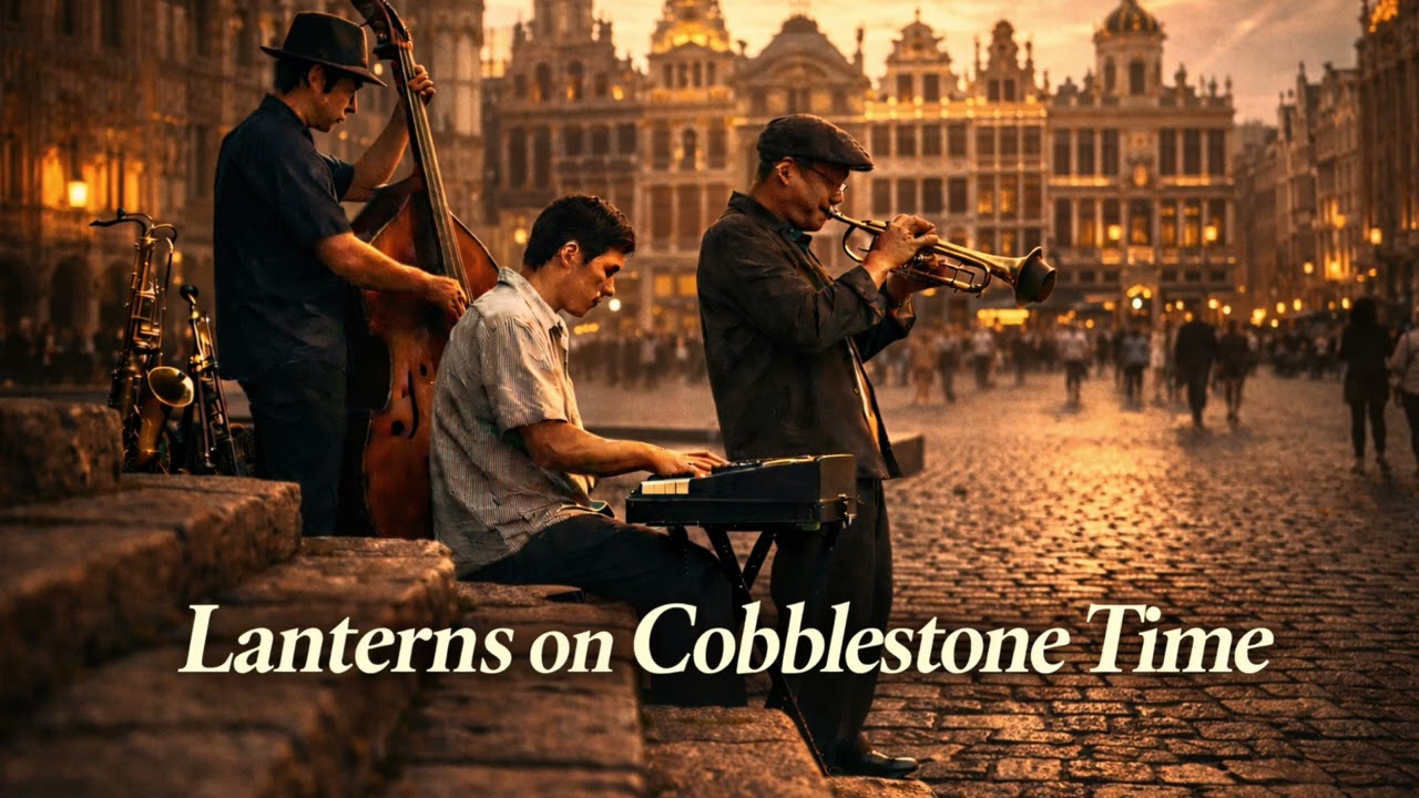 【ブリュッセル　チルホップビッグバンド】Lanterns on Cobblestone Time｜ブリュッセル（ベルギー） CHILLHOP BIG BAND WALK / 石畳に灯るランタン