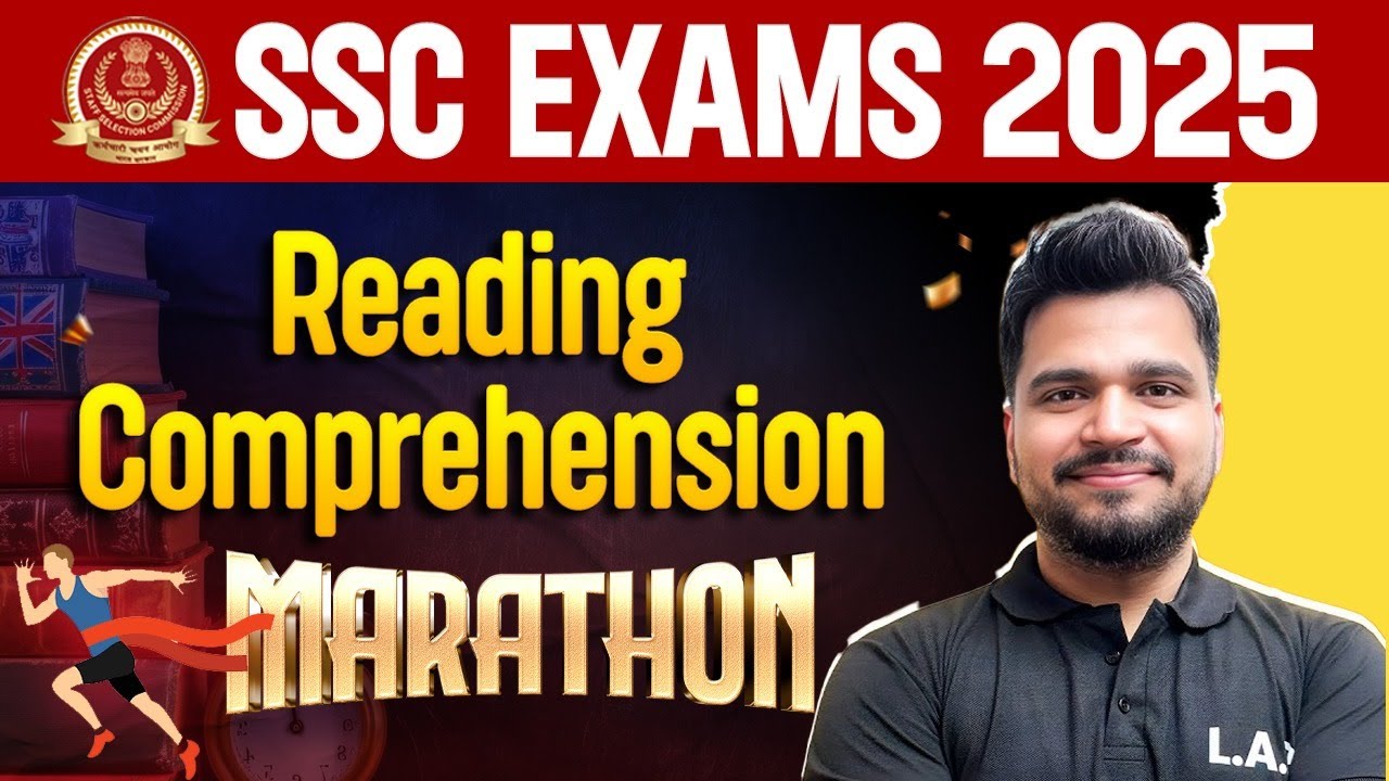 Reading Comprehension Marathon Class | SSC Exams 2025 | SSC CGL, CHSL, MTS English by Piyush Sir