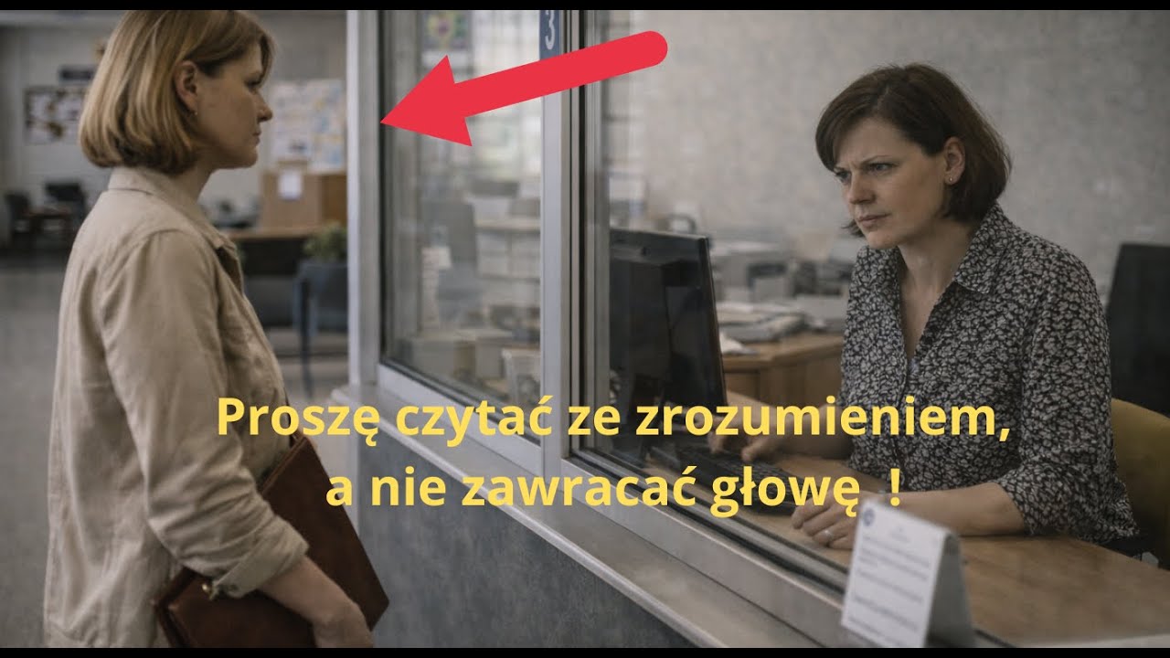 Urzędniczka powiedziała: „Proszę czytać ze zrozumieniem” — po chwili zapadła cisza !